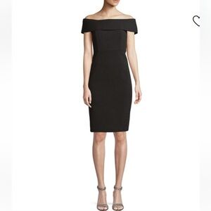 CALVIN KLEIN Off-the-Shoulder Sheath Dress (Petite)